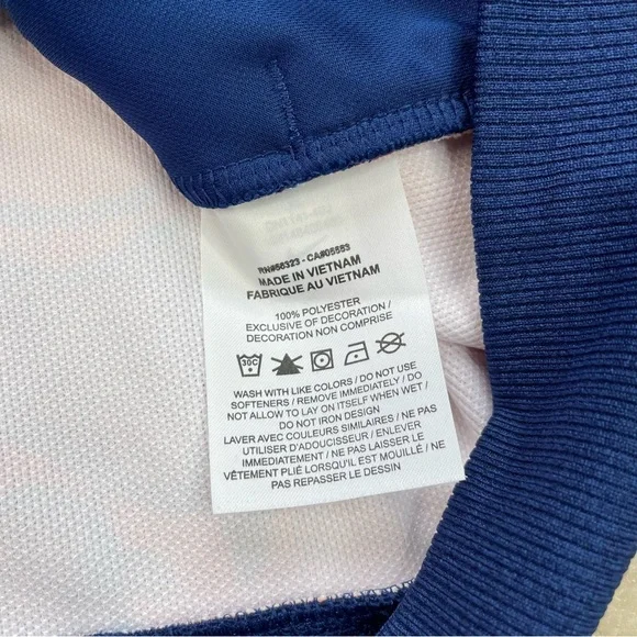 [XL] NIKE ENGLAND DRI-FIT Player Soccer Futbol Button-Up Cardigan Sweater Blue